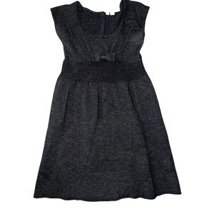 Anthropologie Moth dress sz s Sleeveless Round Neck Dark Academia Monochrome Emo